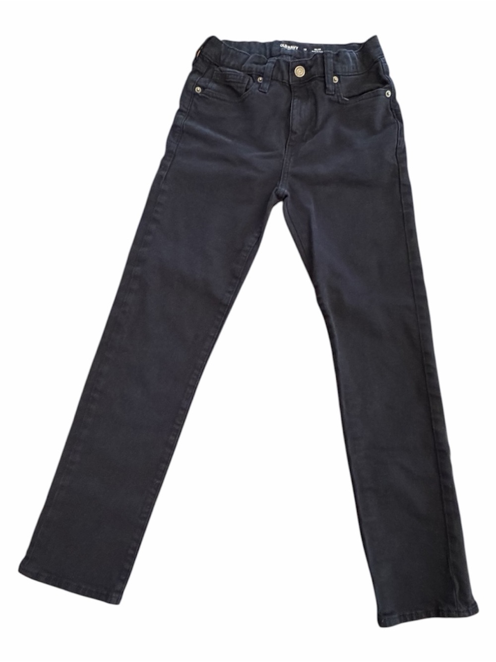 Boys Dark Navy Blue Straight-Leg Jeans - Slim 12